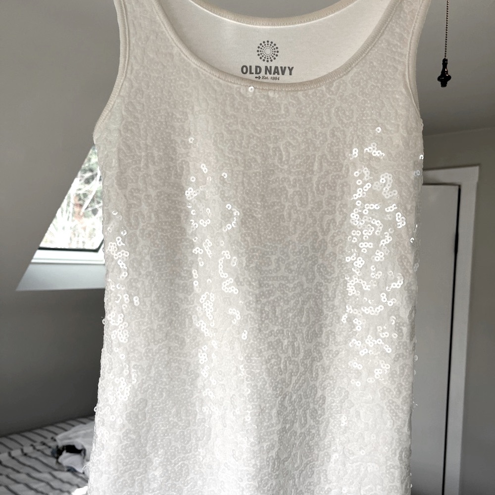 Old Navy Sequined Tank Top